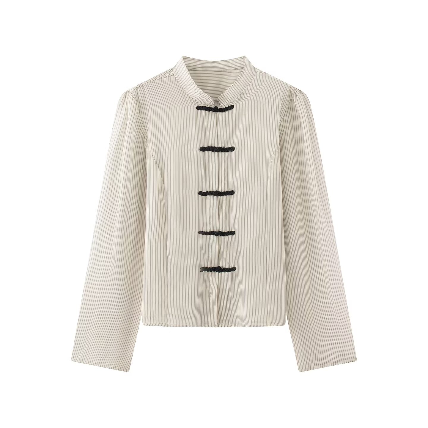 Women'S Formal Wear Suits - Willshela 女性ファッションストライプボウレースアップシングルブレストブラウスヴィンテージ O ネック長袖女性シックなレディシャツ