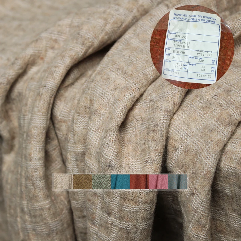 Tailored Coat Wool - 日本のチェックニット生地,女性用ウール生地100%,コート,パンツ,DIY,縫製服,テーラー,送料無料