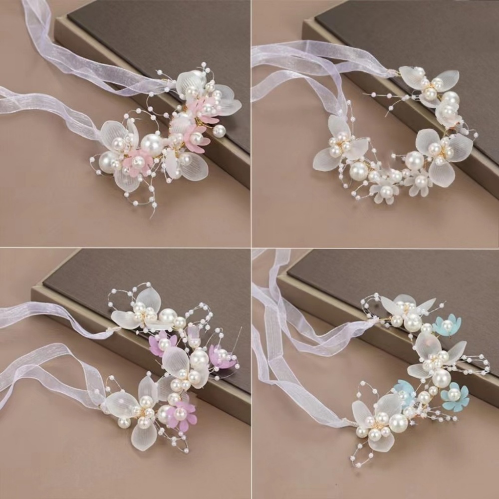 Formal Wear Hairstyles For Women - フラワーリボンヘアアクセサリー2個セット、エレガントなスタイル、軽いフォーマルウェア、宴会、パーティー、写真撮影、母の日などに最適です。