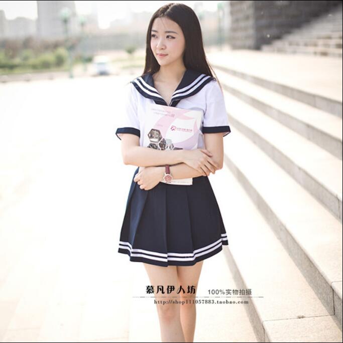 学生服学生ドレスセーラー和風女の子夏ブルー若い新しい - Young Women'S Formal Wear のレビューと価格
