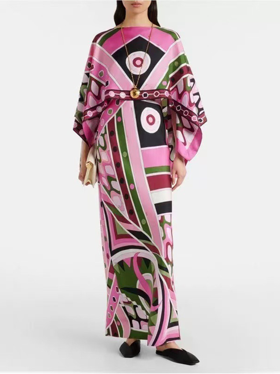 VGH ライトブルーの抽象柄プリントツーピースセット、女性用 - Women Formal Wear Set のレビューと価格