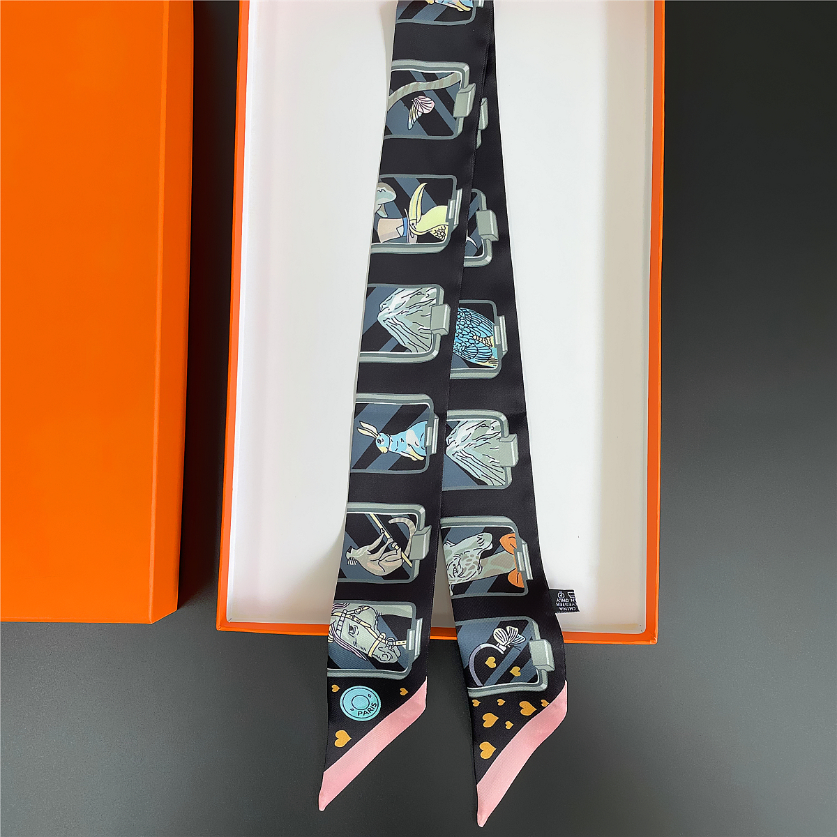 ツイルクロスヘッドスカーフ,女性用,シルク100%,女性用, - Scarf Silk Neck のレビューと価格