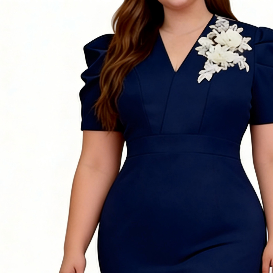 女性用ロングドレス セクシーなY2Kストリートウェア Vネッ - Wrap Dress Work のレビューと価格