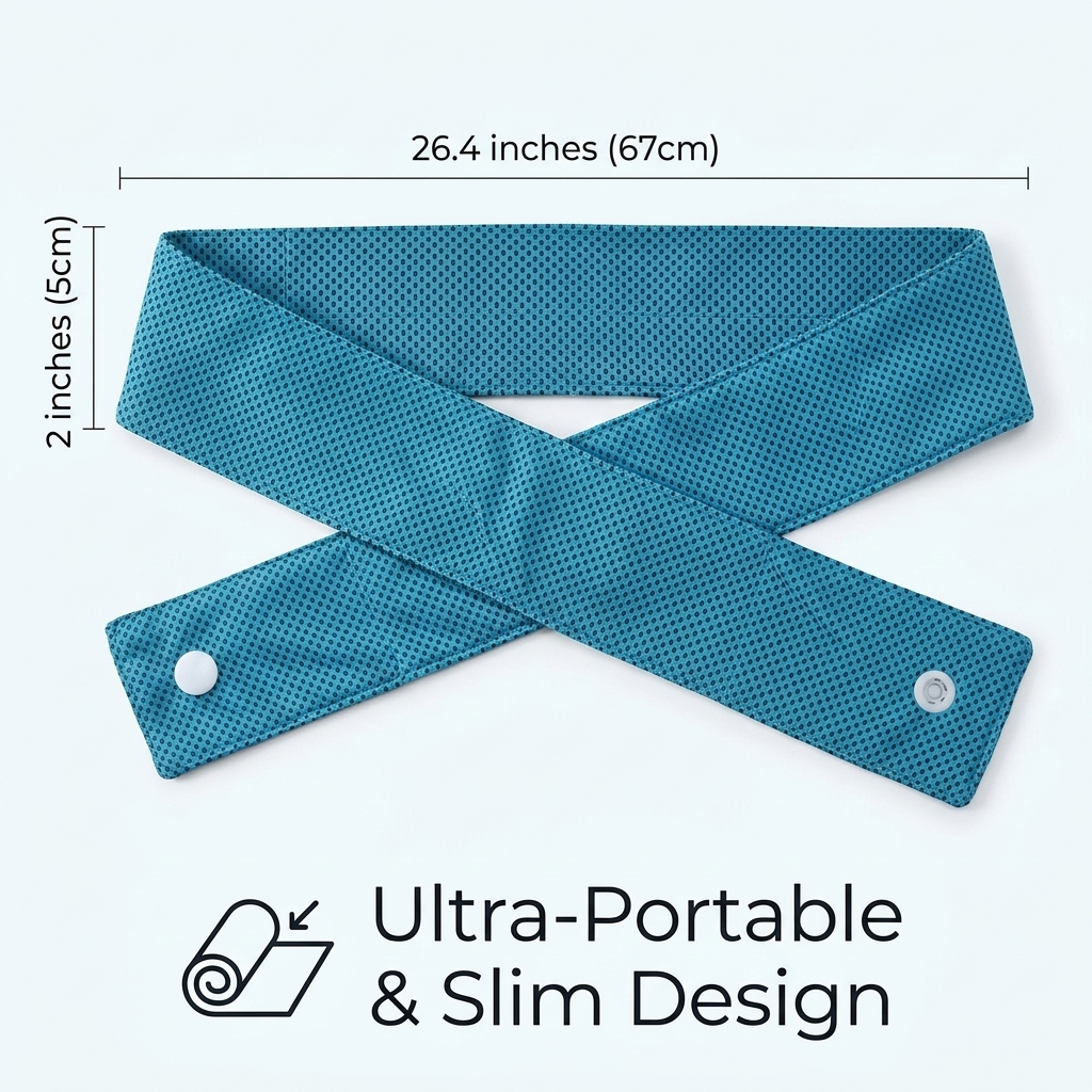 冷却ネックゲイタースカーフバンダナタオルアイスシルク汗拭き速 - Scarf Silk Neck のレビューと価格