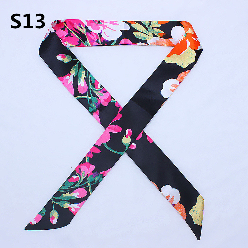 47 色ブランドバンダナ小さなシルクバッグスカーフ女性ヘッド - Scarf Silk Neck のレビューと価格