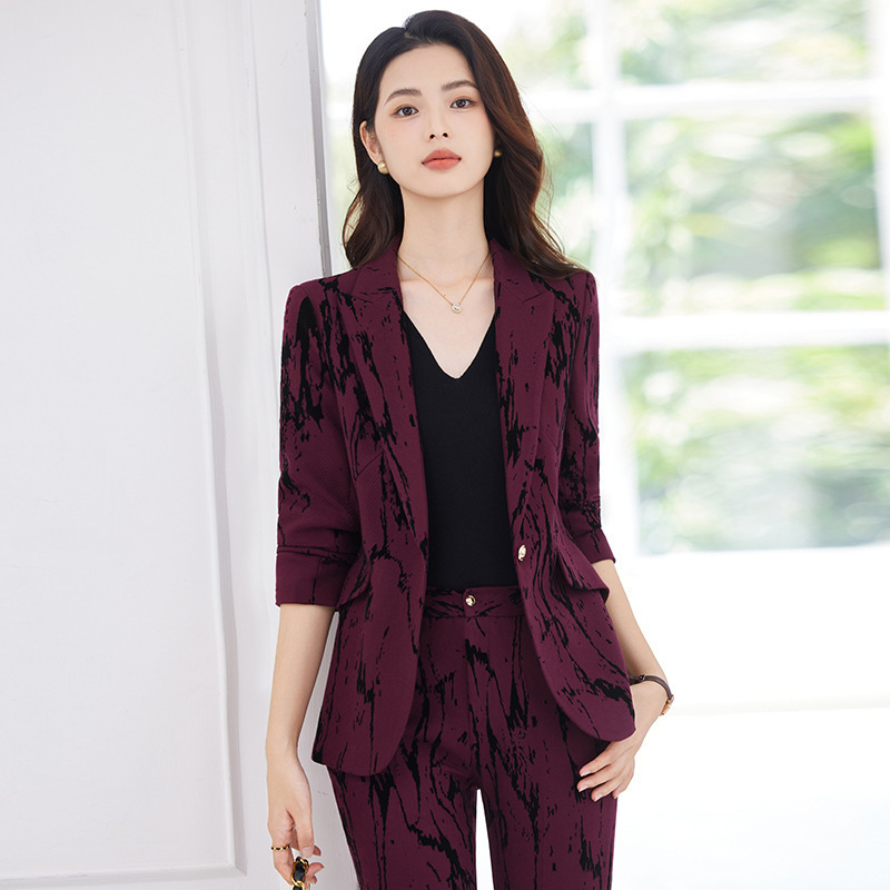 女性用高級スーツジャケット、春と秋のスタイル、エレガントな女 - Women Formal Wear Look のレビューと価格