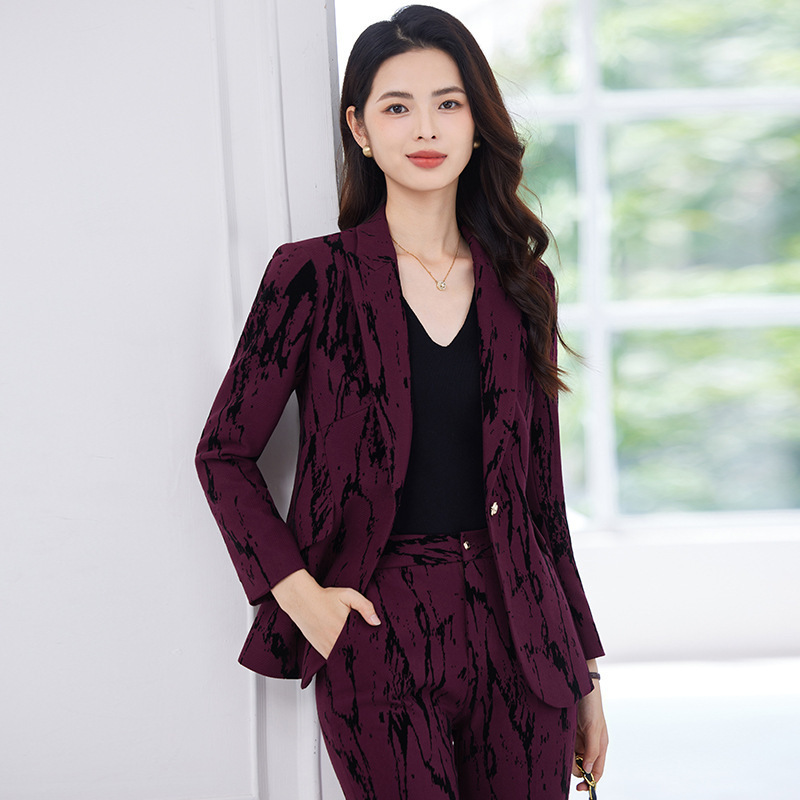 女性用高級スーツジャケット、春と秋のスタイル、エレガントな女 - Women Formal Wear Look のレビューと価格
