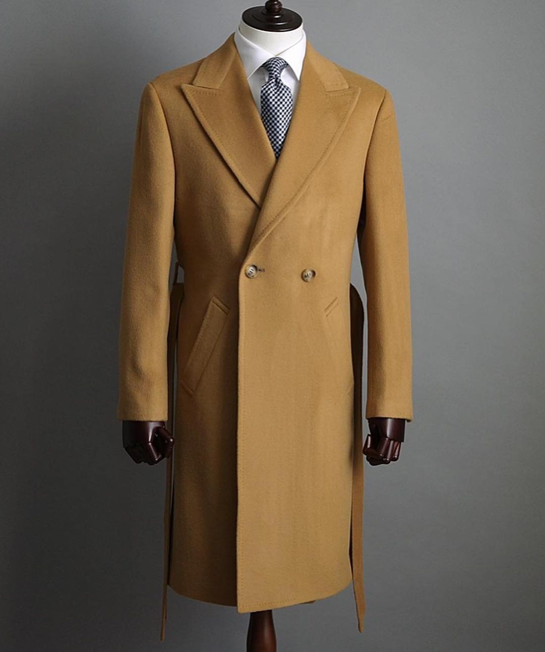 メンズオーバーコート ライトタン メンズスーツコート 冬用混 - Tailored Coat Wool のレビューと価格