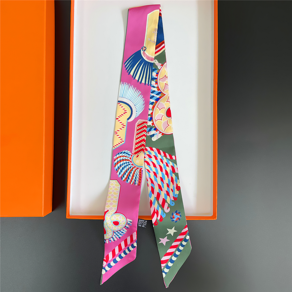 ブランドデザインツイル 100% シルクスカーフ高級ファッシ - Scarf Silk Neck のレビューと価格