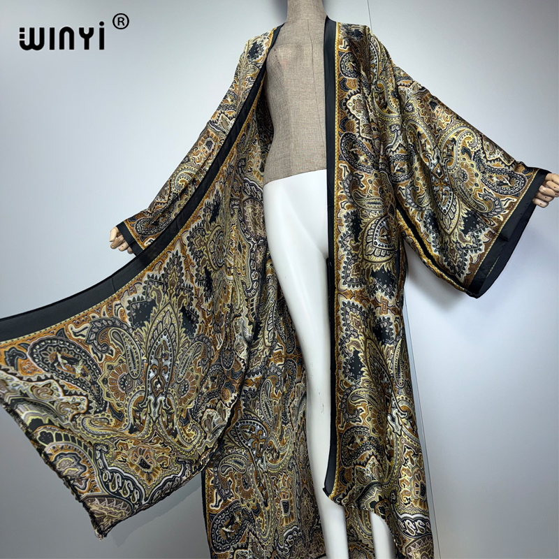 WINYI 着物風サマーカーディガン アフリカビーチカバーア - Young Women'S Formal Wear のレビューと価格