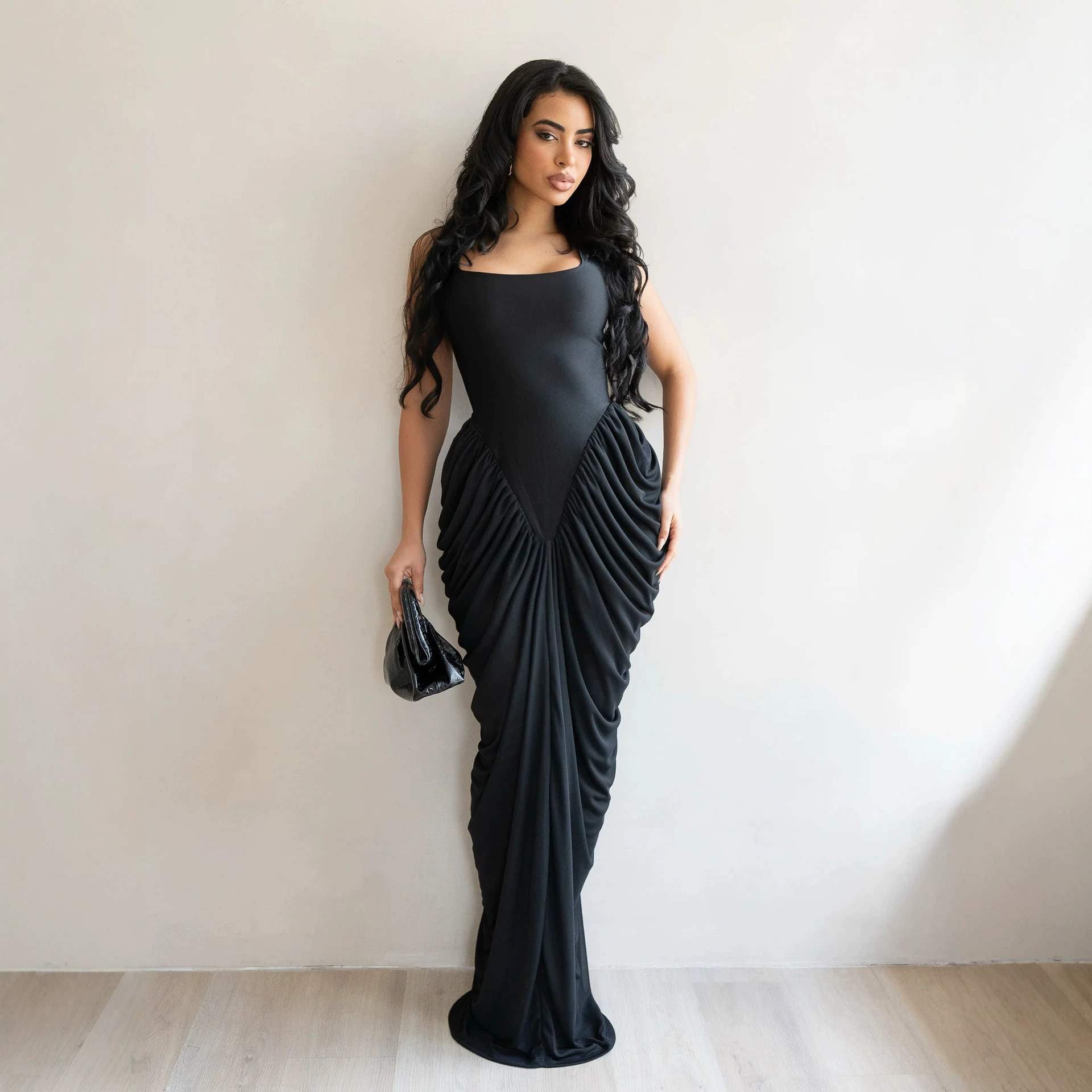 ロングドレス レディース ガウン セクシーなドレス Y2K  - Wrap Dress Work のレビューと価格