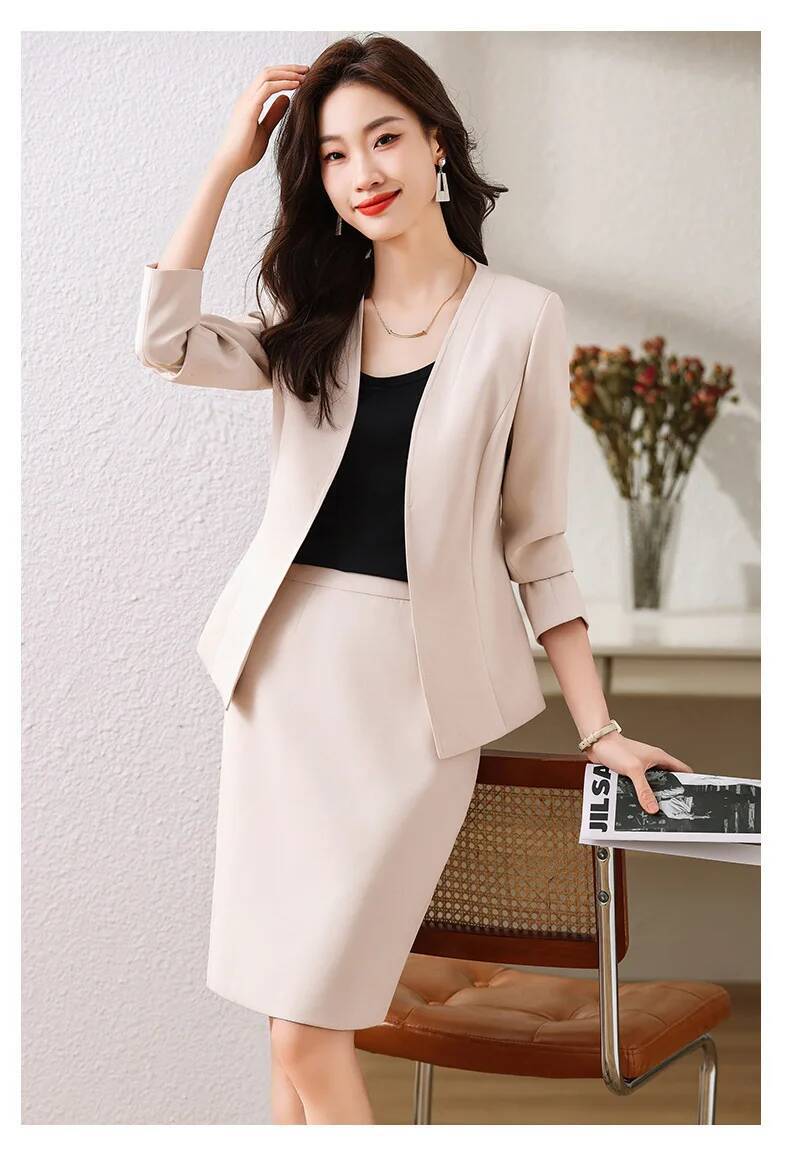 スカートとジャケット付きのフォーマルな女性用ビジネススーツ  - Women Formal Wear With Skirt のレビューと価格