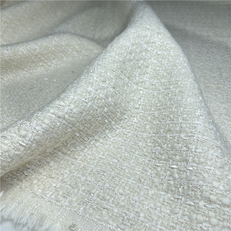 ベージュフランスの高級ドレープフリンジ織ブークレツイードウー - Tailored Coat Wool のレビューと価格