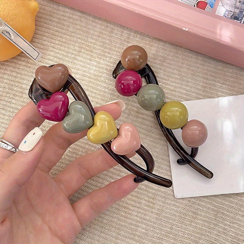 1個入り エレガントなハートツイストヘアクリップ ヴィンテー - Formal Wear Hairstyles For Women のレビューと価格