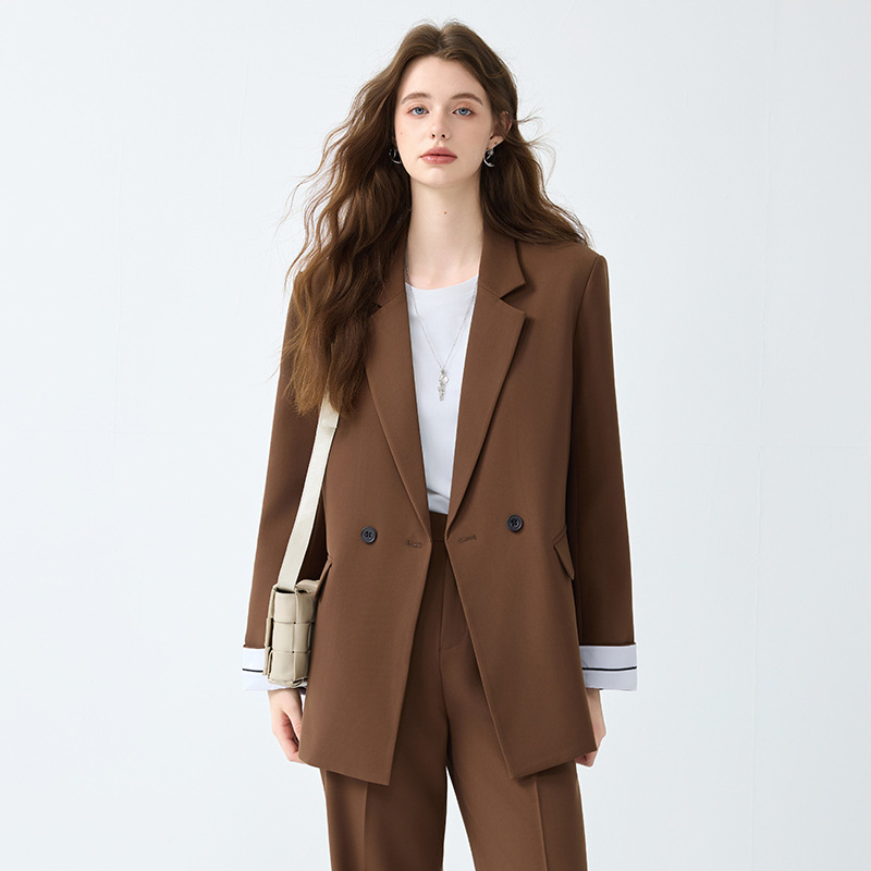 オフホワイトのレディーススーツ 春秋2025新作 通勤 プロ - Women Formal Wear White Shirt のレビューと価格
