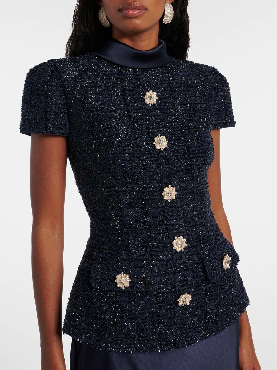 VGHシックなツーピースセット レディース スタンドカラー  - Women Formal Wear Set のレビューと価格