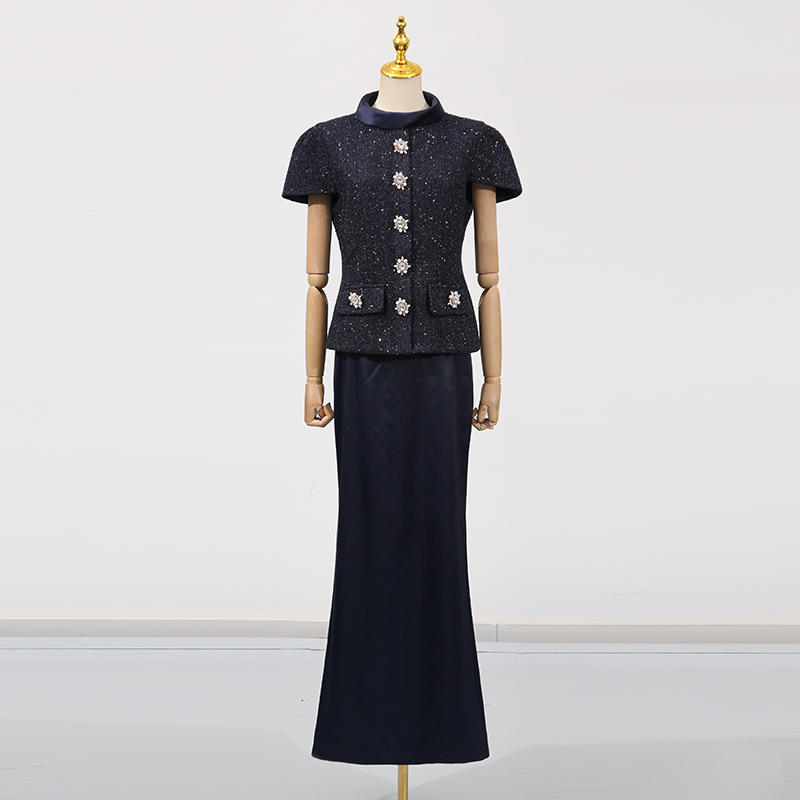 VGHシックなツーピースセット レディース スタンドカラー  - Women Formal Wear Set のレビューと価格