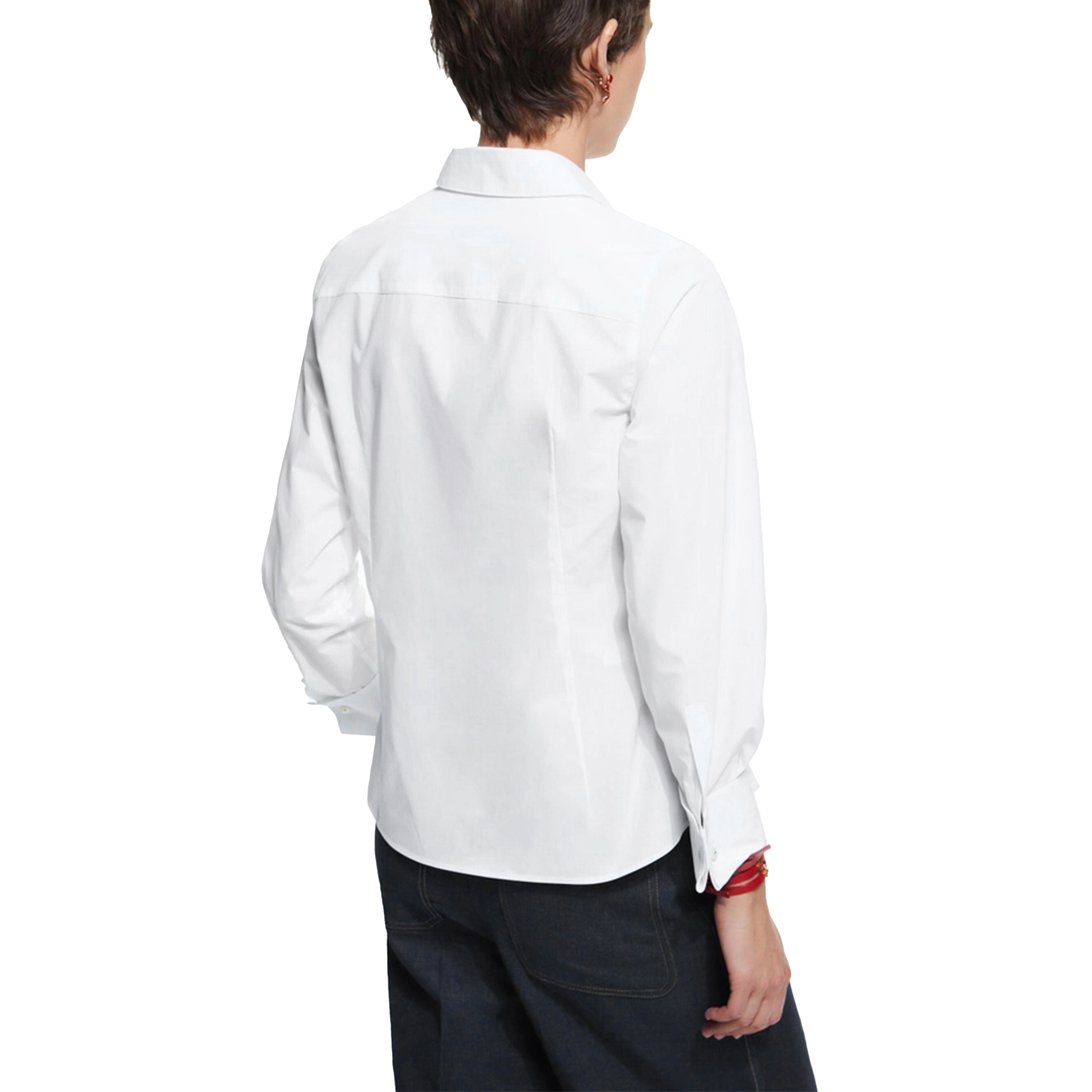 女性のためのセクシーな単色シャツ,スリム,ウエストデザイン, - Women'S Formal Wear Suits のレビューと価格