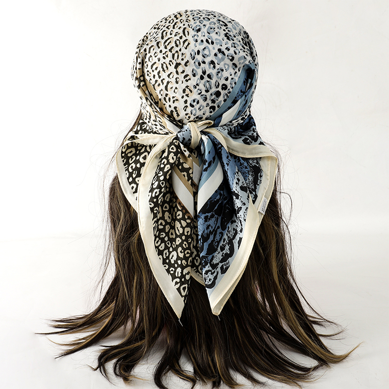 女性用サテンヒジャーブスカーフ,髪用,シルク,ワイド,正方形 - Scarf Silk Neck のレビューと価格