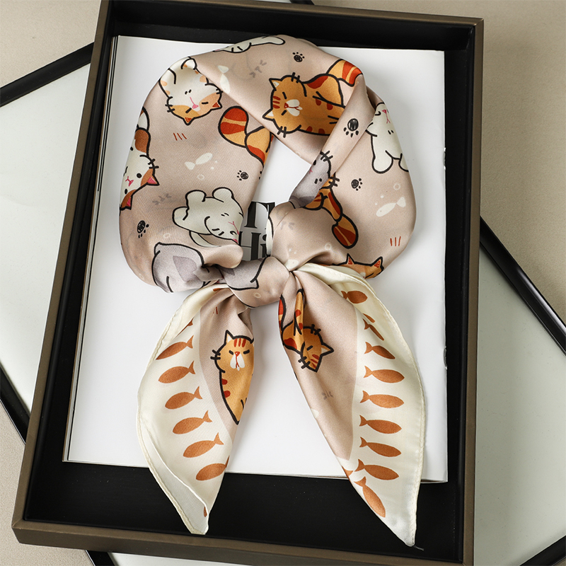 女性用サテンヒジャーブスカーフ,髪用,シルク,ワイド,正方形 - Scarf Silk Neck のレビューと価格