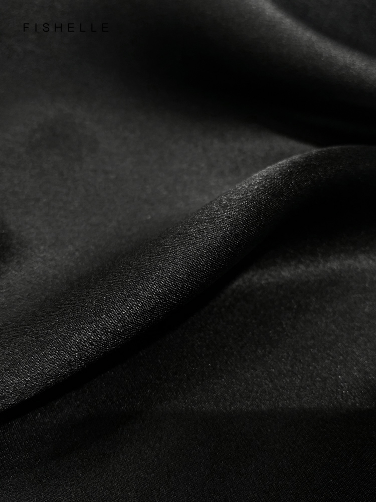 女性用シルクスカーフ,無地のブラック,女性用スカーフ,小さな - Scarf Silk Neck のレビューと価格