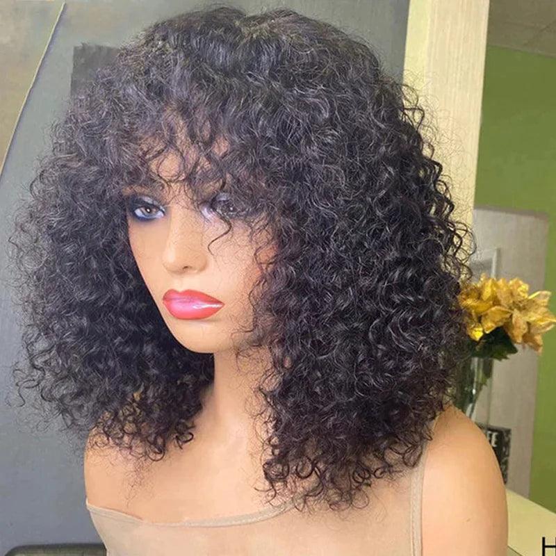 ジェリーカーリーウォーターウェーブショートボブウィッグ 女性 - Formal Wear Hairstyles For Women のレビューと価格