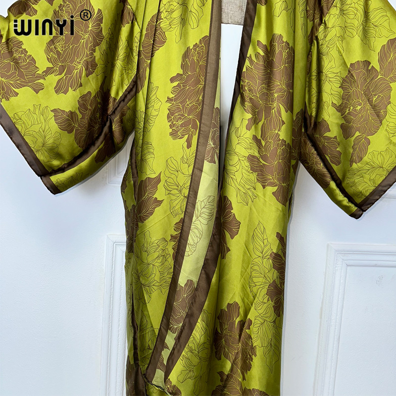 Winyi-女性のボヘミアンプリント着物,カーディガン,ビー - Young Women'S Formal Wear のレビューと価格