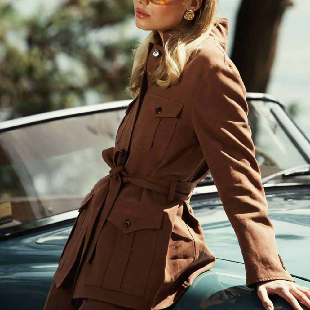 スリムフィット レディース 新作 ツーピース パンツスーツ  - Women Formal Wear Look のレビューと価格