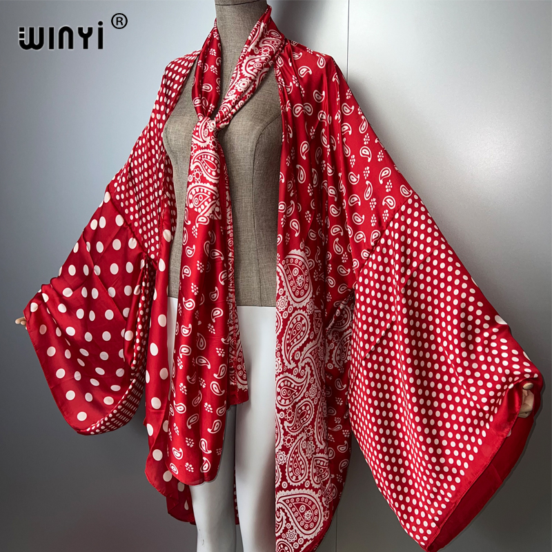 WINYI 夏着物ファッションプリント自由奔放に生きるカフタ - Young Women'S Formal Wear のレビューと価格