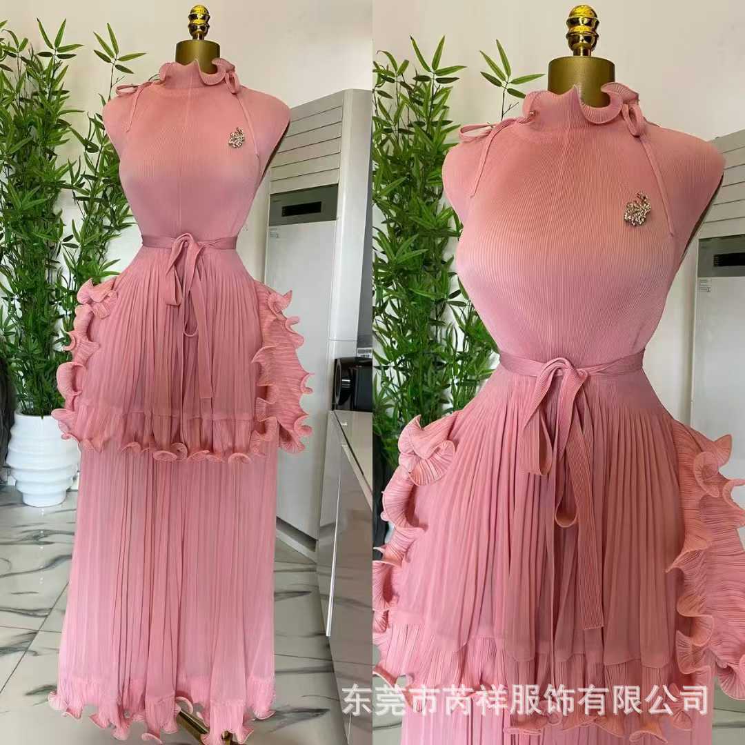 女性ロングドレスドレス A ライン Vestidos セクシ - Wrap Dress Work のレビューと価格