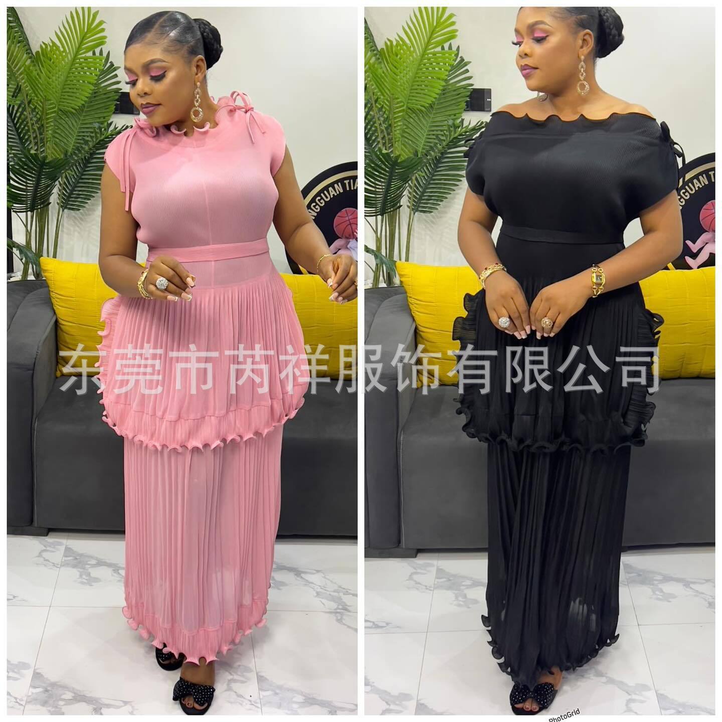 女性ロングドレスドレス A ライン Vestidos セクシ - Wrap Dress Work のレビューと価格