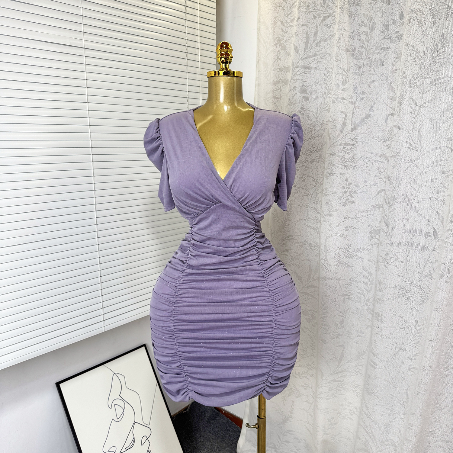 ショートドレス レディース セクシードレス ワンピース Y2 - Wrap Dress Work のレビューと価格